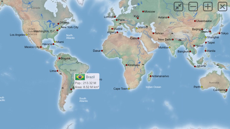 World atlas & map MxGeo Pro screenshot-4