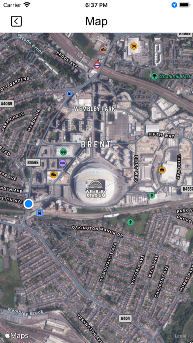 Wembley Ground Guide Screenshot