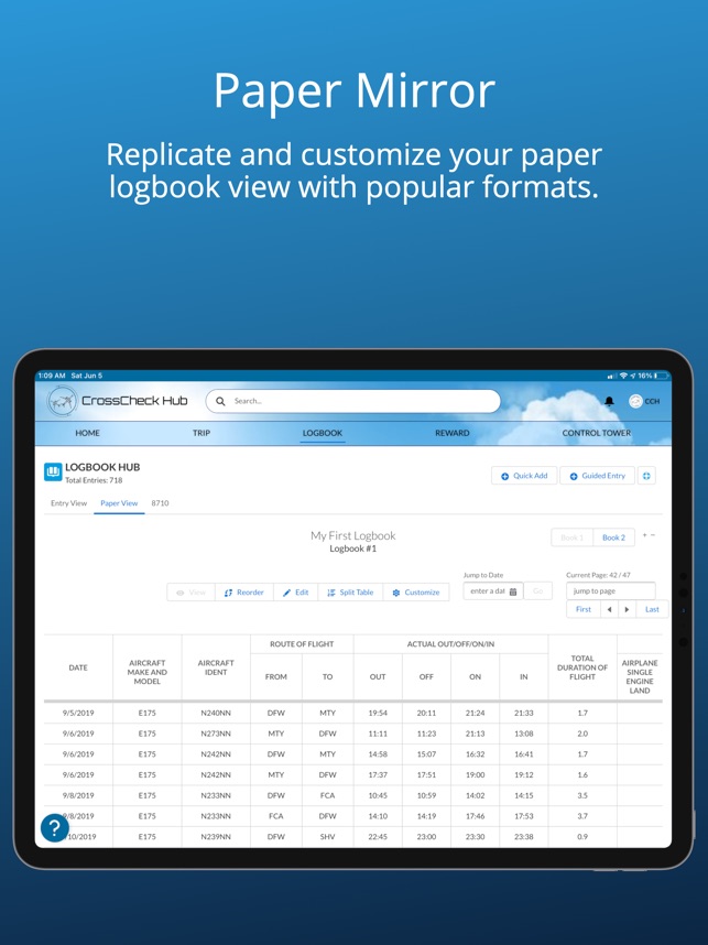 CrossCheck Hub- Pilot Logbook on the App Store