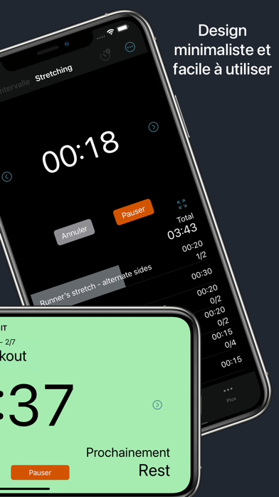 Screenshot #2 pour Next Up - Interval Timer