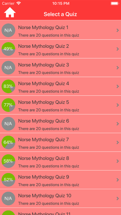 Norse Myths & Gods Trivia Screenshot