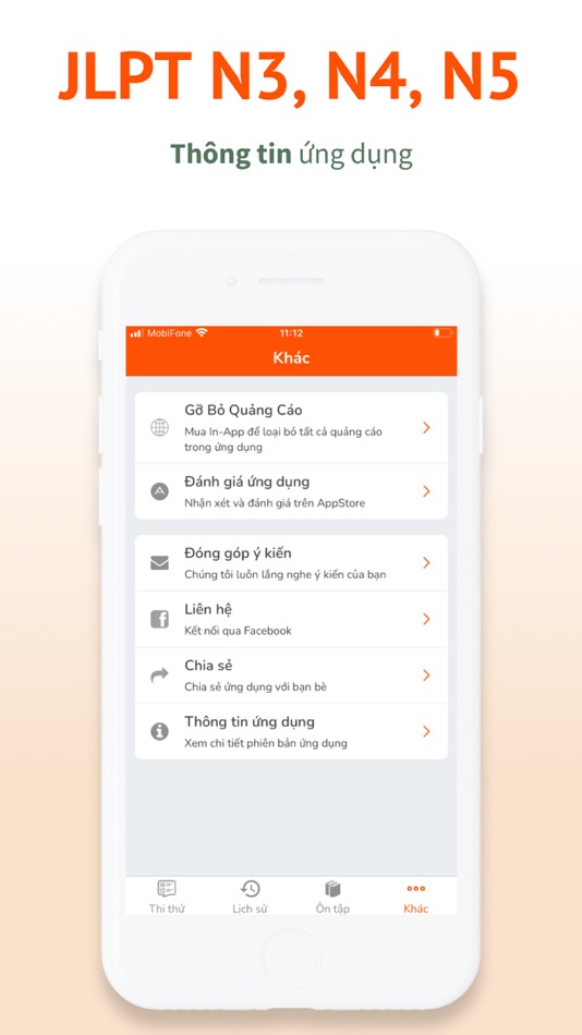 #9. JLPTify N3, N4, N5 (iOS) بواسطة: Binh Tran