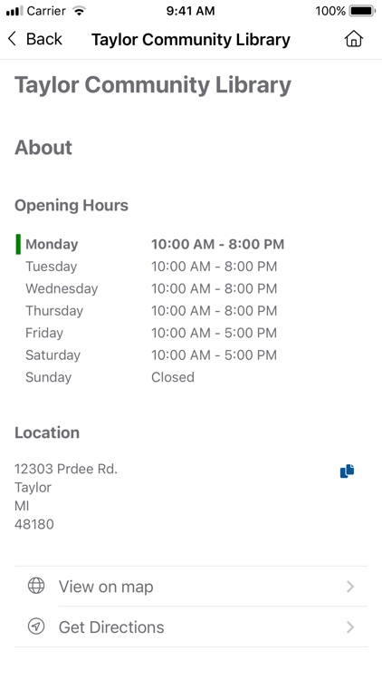 Taylor Community Library App screenshot-5
