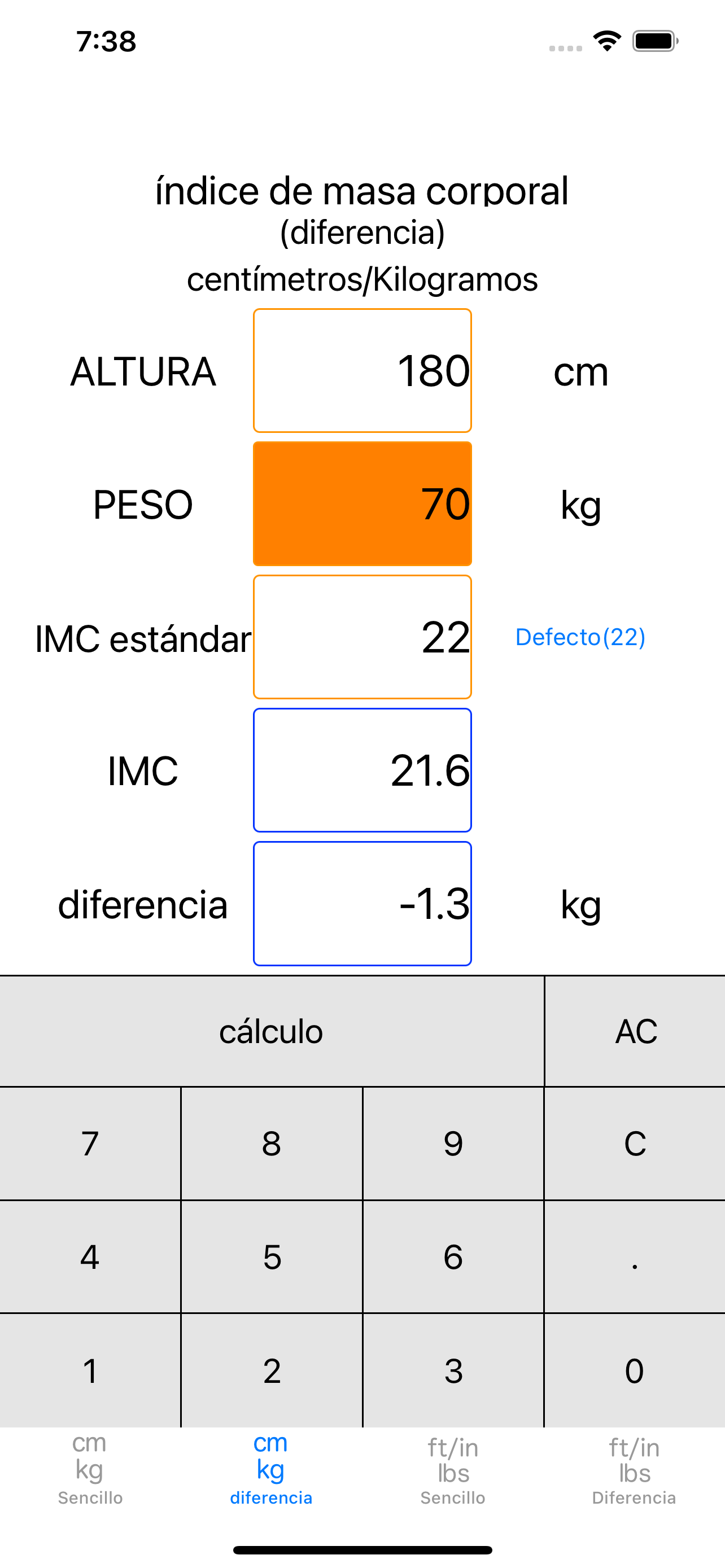 Calculadora de IMC