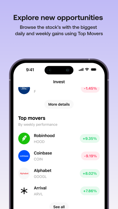 Shares - Invest Smarter. Screenshot