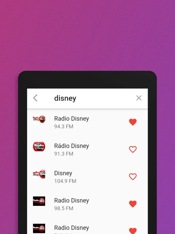 Radio FM AM iPad screenshot 7 - Music app