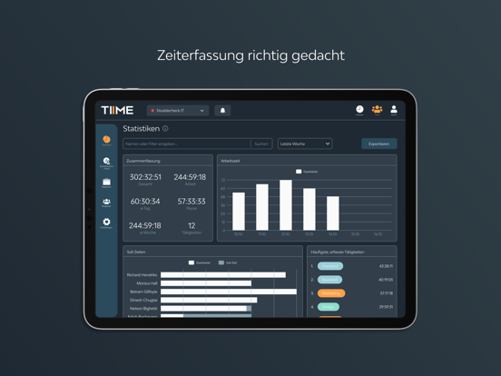 Screenshot #4 pour TIIME Zeiterfassung