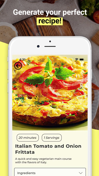 MyPantry: Generate Recipes