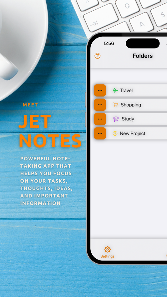 #1. JetNotes: Notes Organizer (iOS) 由: Denys Kolosovskyy