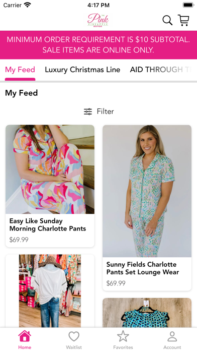 The Pink Pineapple Boutique Screenshot