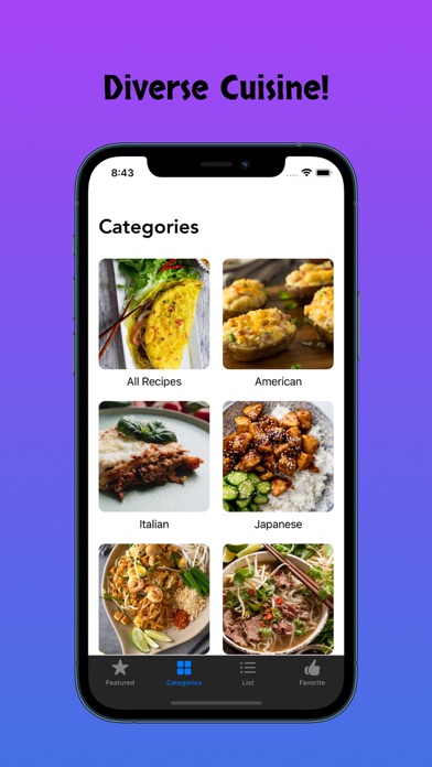 Home Cooking Recipes Screenshot