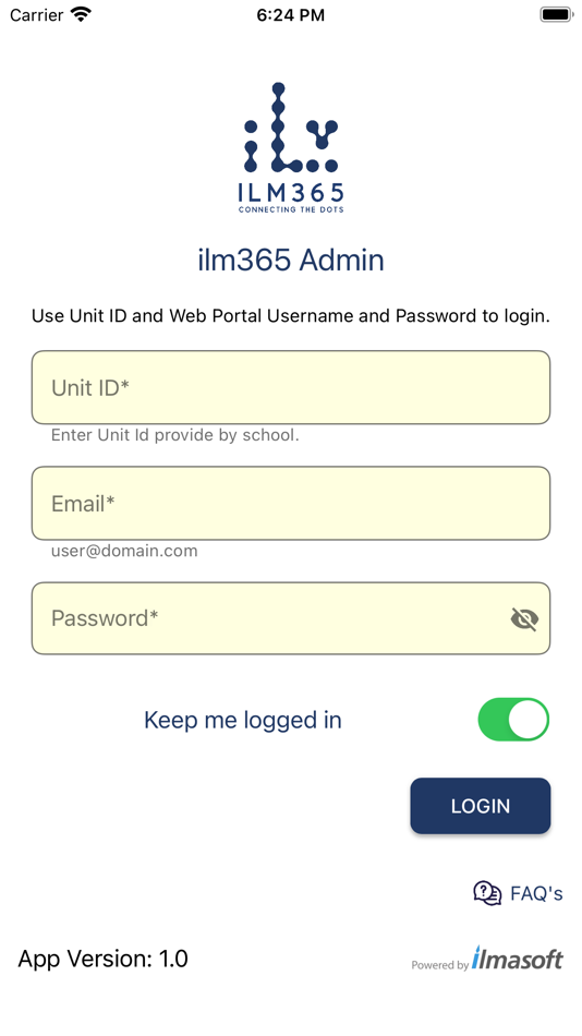 ilm365 Admin App - 1.7 - (iOS)