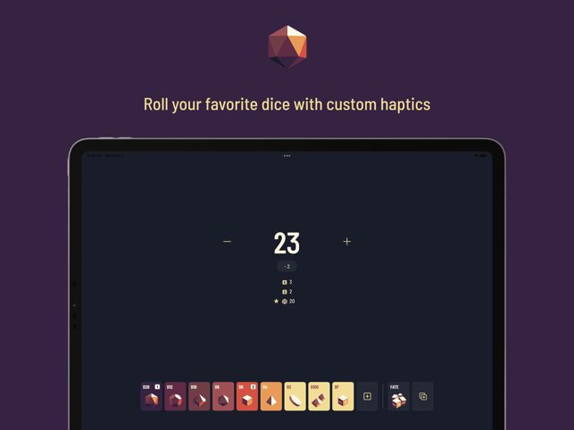 ‎Twilight Dice | TTRPG Roller Screenshot