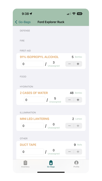 BePrepared Utility Screenshot