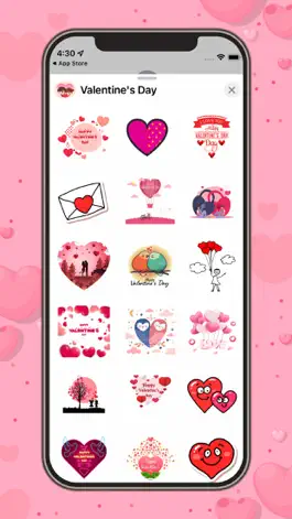 Game screenshot Cute Valentine's Day Stickers! apk