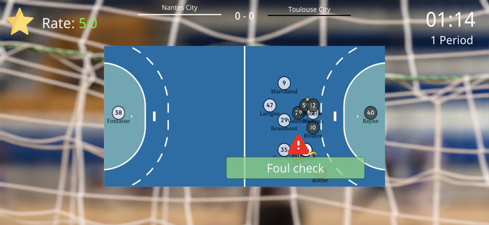 Handball Referee Simulator