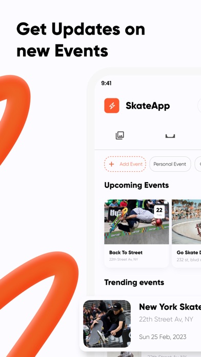 SkateApp + Screenshot