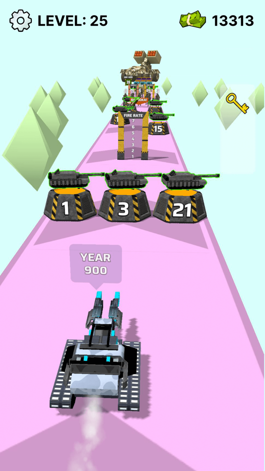 #10. Tank N Run: Modern Army Race (iOS) 由: MAD PIXEL