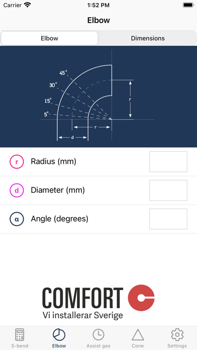 Pipe Guide Calculator Screenshot