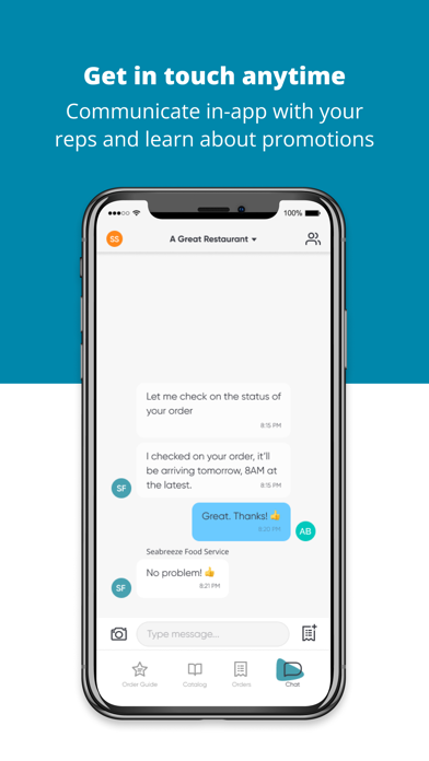 Sea Breeze Food Service Screenshot