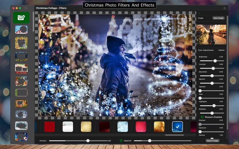 Screenshot #1 pour Christmas Collage - Filters