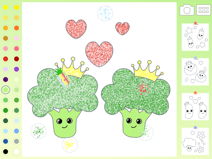 Vegetable Coloring Kid Toddler