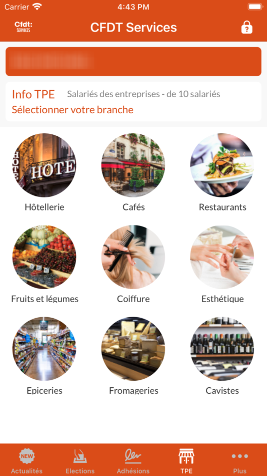 #5. CFDT Services (iOS) By: Yannick ORLHIAC