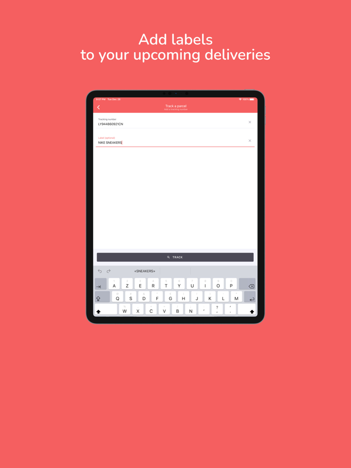 Ordertracker - parcel tracking