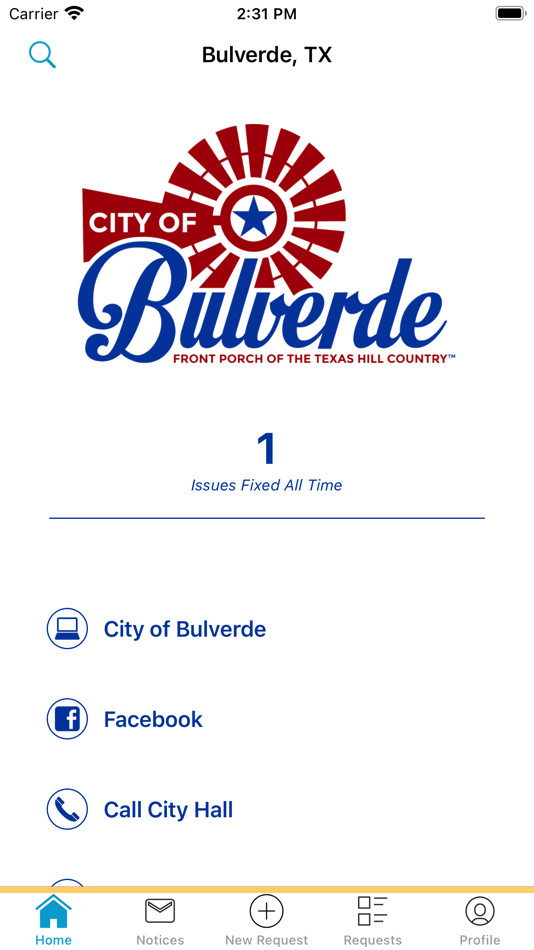 #1. Access Bulverde (iOS) 由: City of Bulverde