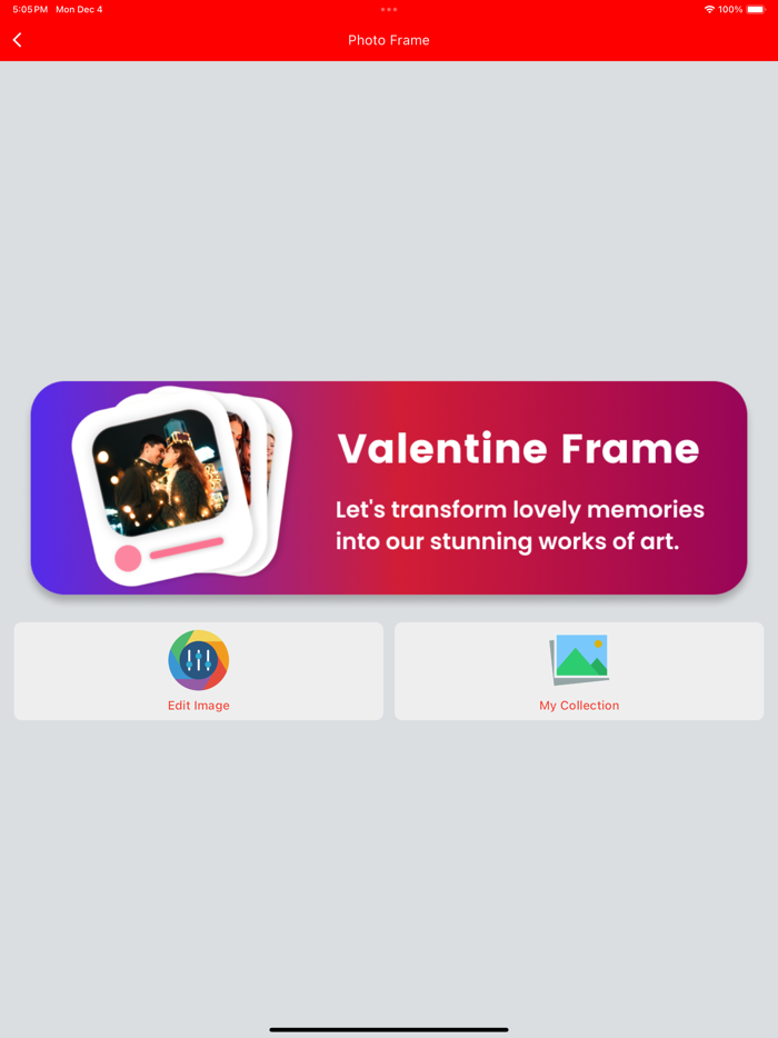 Valentine Day Photo Frame 2024