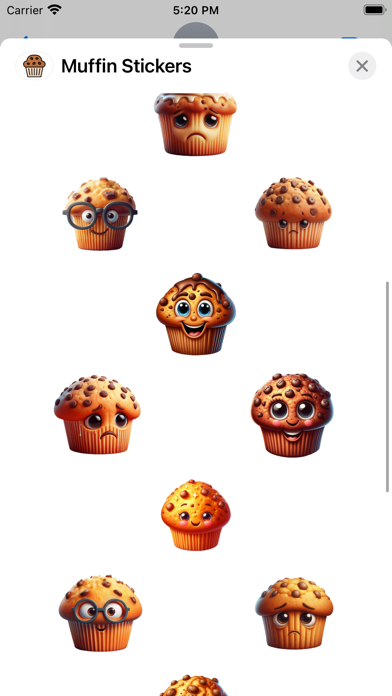 Muffin Stickers Screenshot