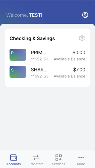 Universal Federal Credit Union Screenshot
