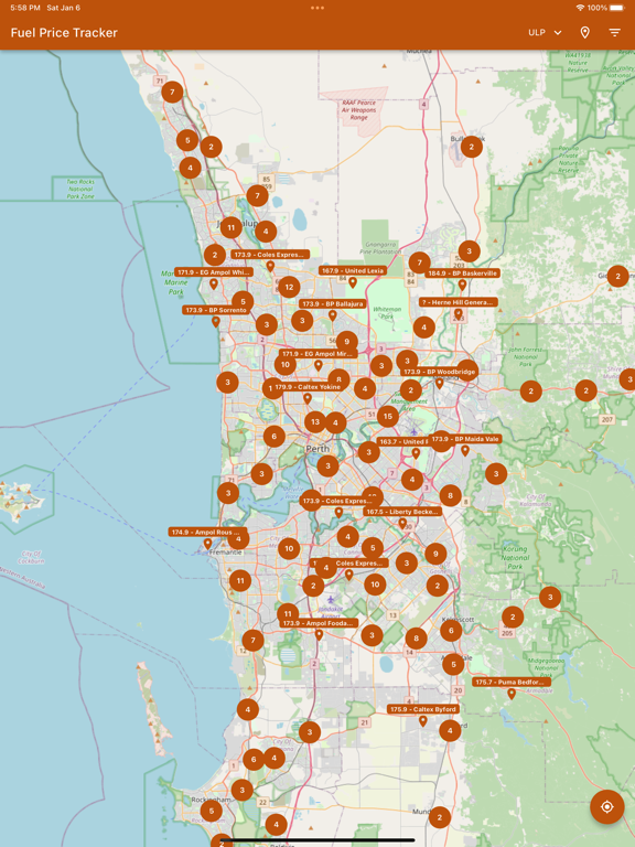 Screenshot #4 pour Fuel Price Tracker - Perth, WA