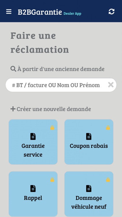 B2BGarantie Dealer App