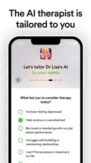 dr lisa: ai therapist iphone screenshot 4