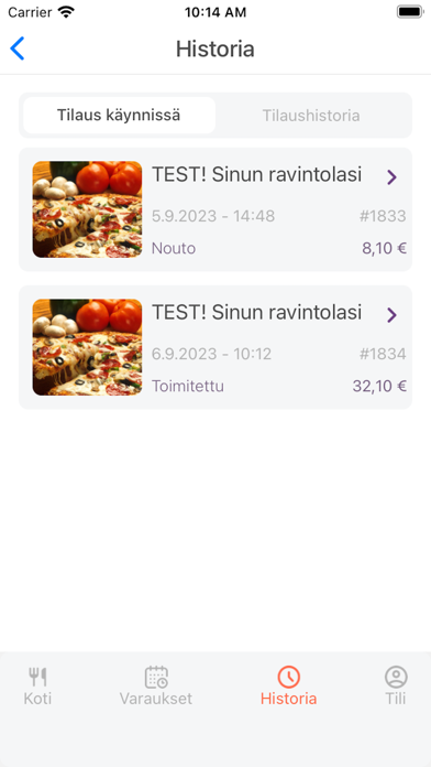 Nordantia Tilaa Screenshot