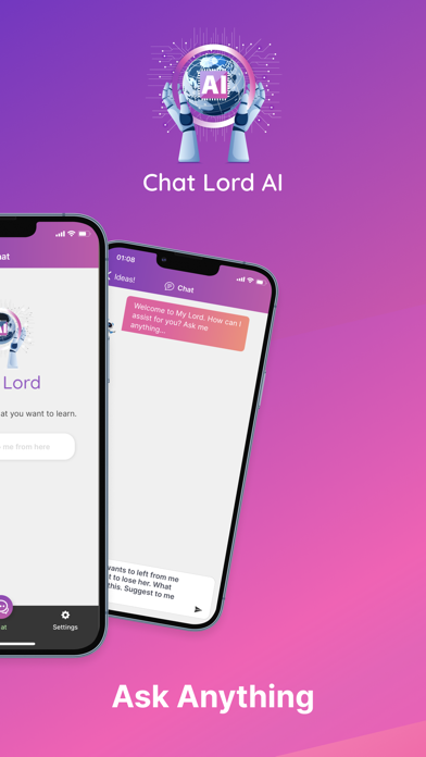 Chatlord AI - Ask AI Chatbot Screenshot
