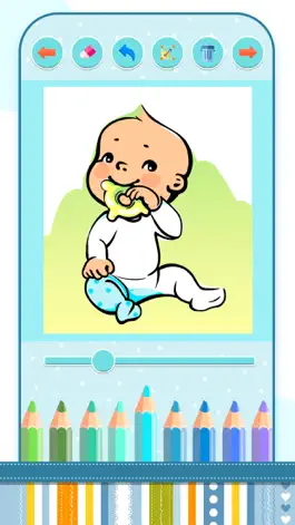 Game screenshot Paint Baby's Coloring Book hack