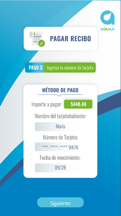 Aquaa - Pagos y Consultas Screenshot
