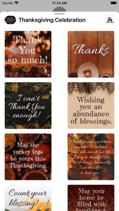 Thanksgiving Celebration Screenshot