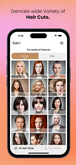 Game screenshot CutAI - AI Hair Style Changer apk