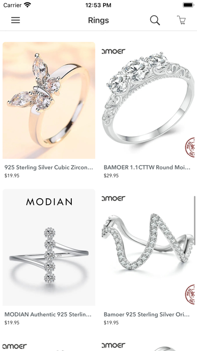 Cheap Jewelry Fashion Shop Screenshot