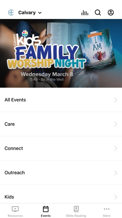 Calvary Church Valparaiso Screenshot
