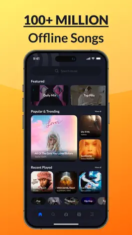 Game screenshot Snap Offline Music Player apk