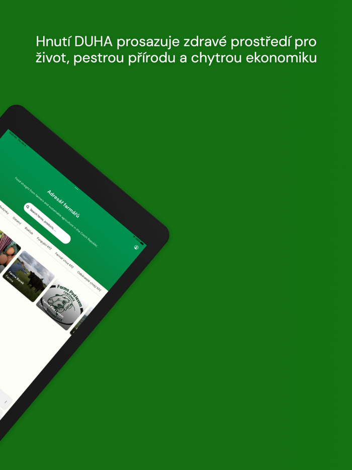 Adresář farmářů Hnutí DUHA