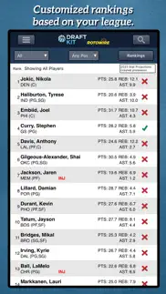 fantasy basketball draft '23 iphone screenshot 1