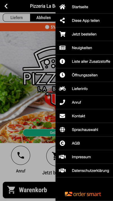 Pizzeria La Bella Offenbach Screenshot