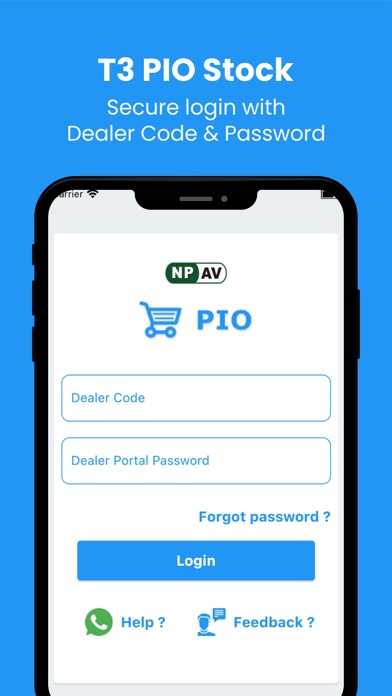 PIO T3 Stock Screenshot