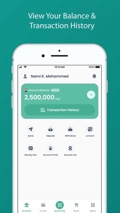 First Iraqi Bank Screenshot