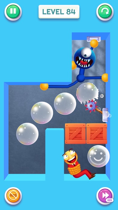 Blue Monster: Stretch Game Screenshot